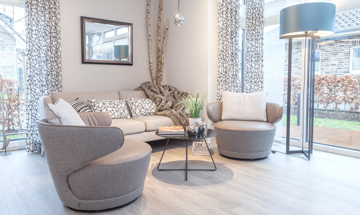 Designer-Sofa im skandinavischen Stil